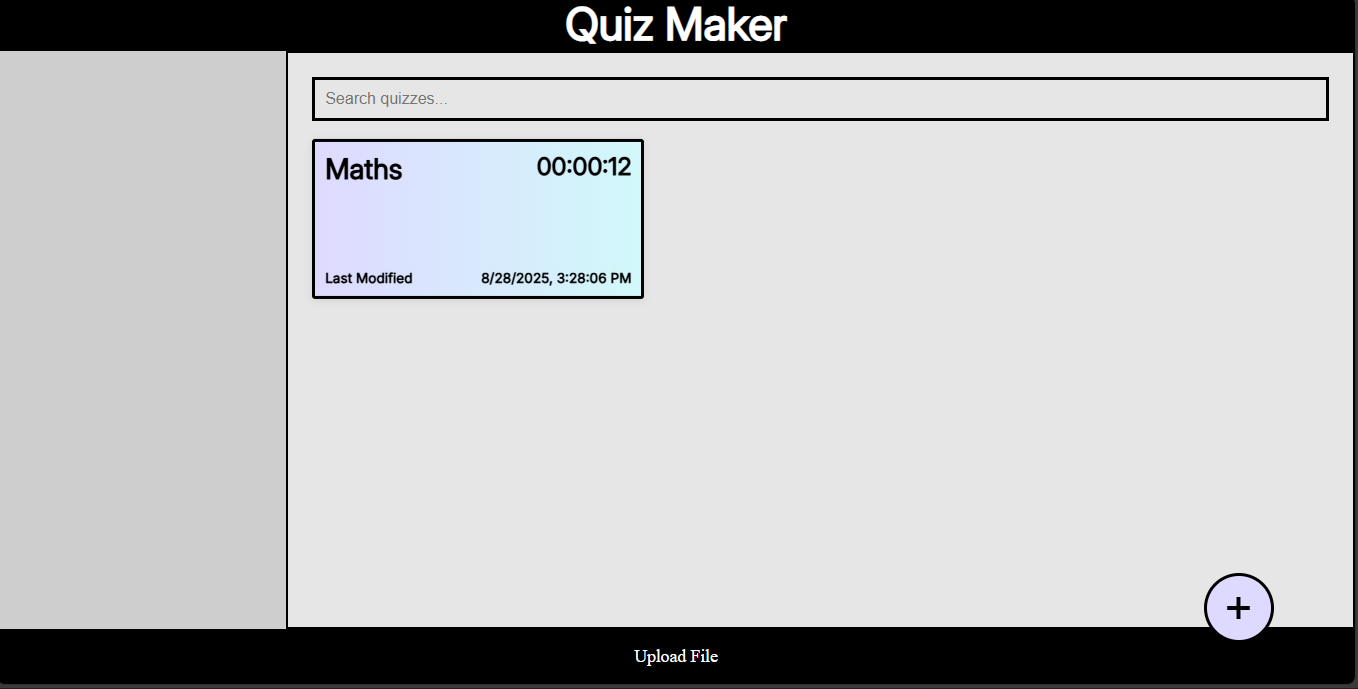 Quiz Maker